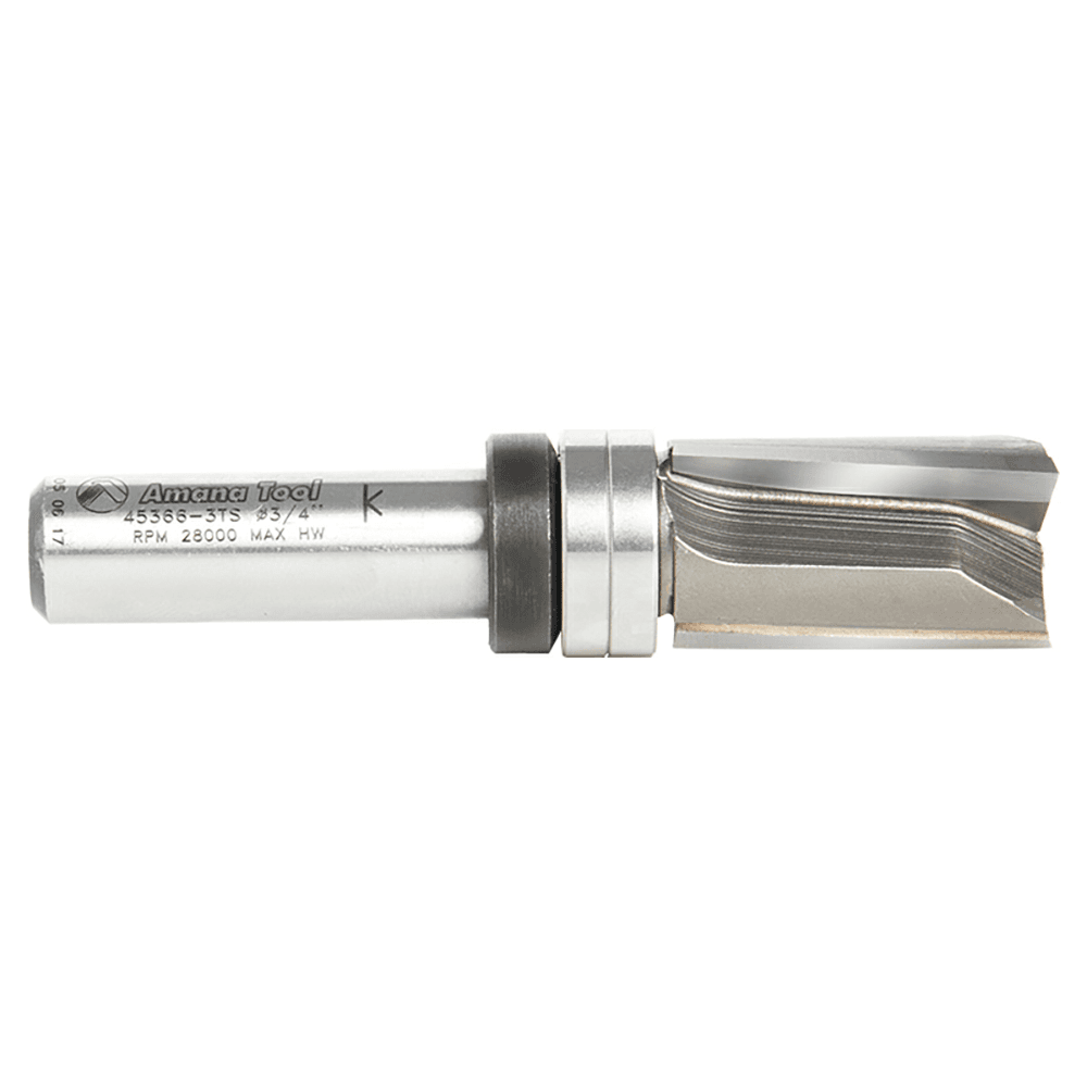 Precision cutting with Amana's 3-Flute Router Bit