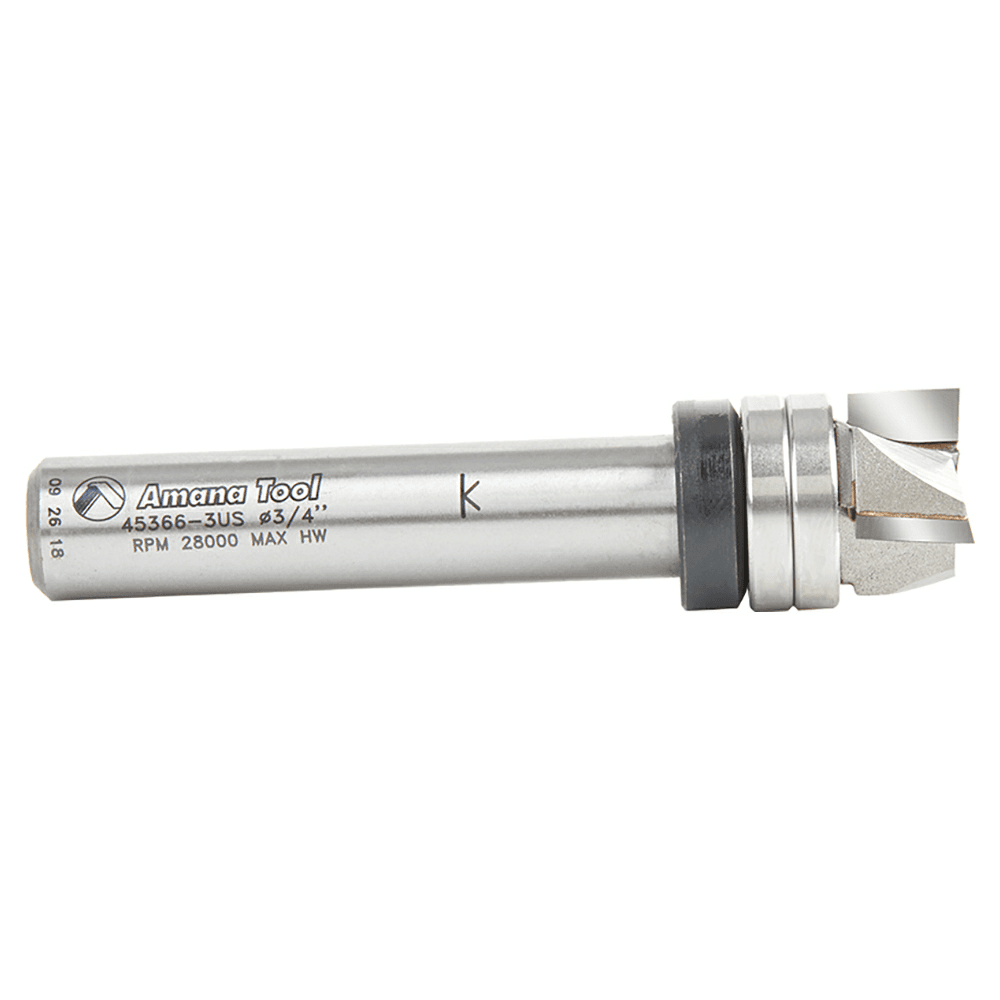 High Production Plunge Template Router Bit for Versatile Routing