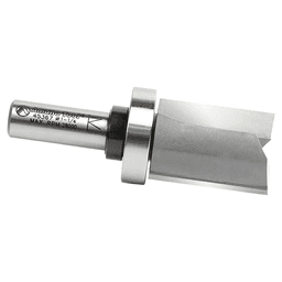Amana plunge template router bit with ball bearing for precise cuts