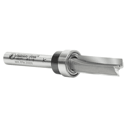 2" Flush Trim Plunge Template Router Bit with Oversized Upper Ball Bearing, 2-Flute, 1/2" Shank - Alt Image 2