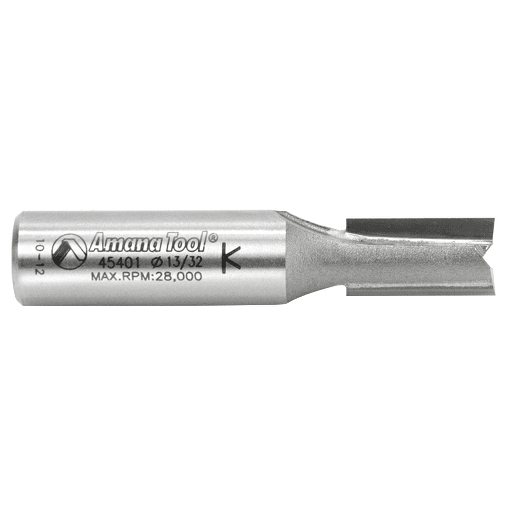 Amana High Production Straight Plunge Router Bit for Fine Finish