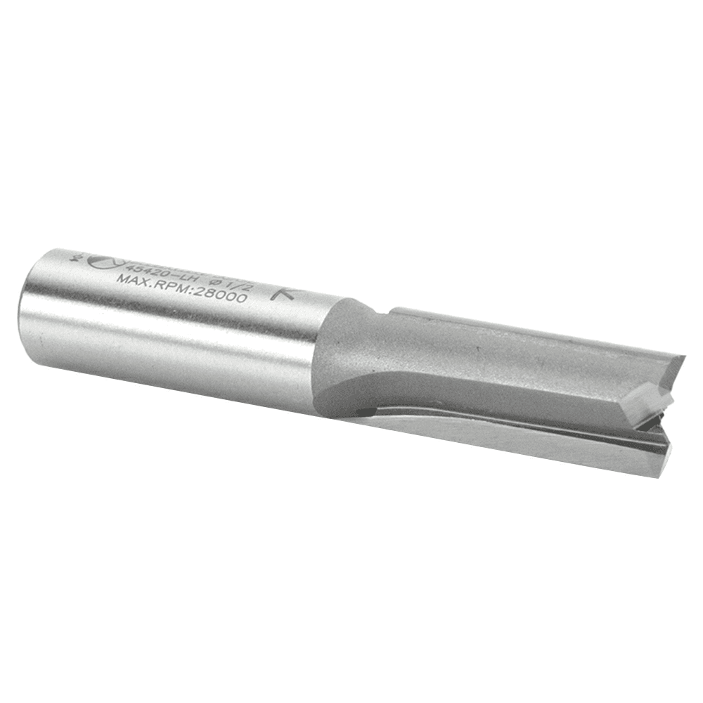 High-Quality Amana Router Bit - Left Hand Straight Plunge Router Bit - Counter-Clockwise Rotation