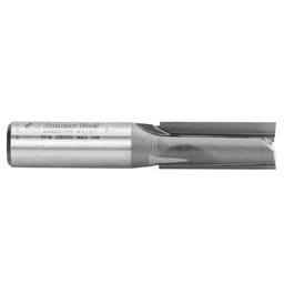 Amana 2-Flute Router Bit for Production Applications, Augers Chips Away from Router