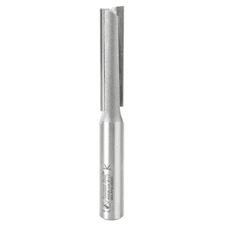 Amana 1/2" x 4-1/4" Left Hand Straight Plunge Router Bit with 2 Flutes and 1/2" Shank for Reverse-Rotation Routers