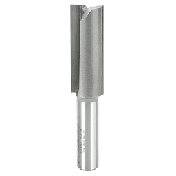 Amana Left Hand Straight Plunge Router Bit with 2 Flutes and 1/2" Shank