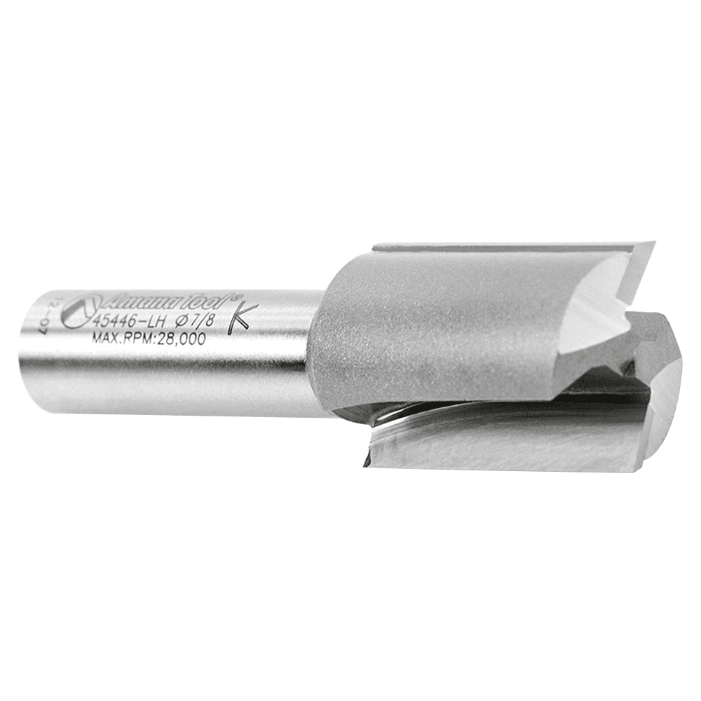 Reverse-Rotation Router Bit - 1-1/4" Cutting Height