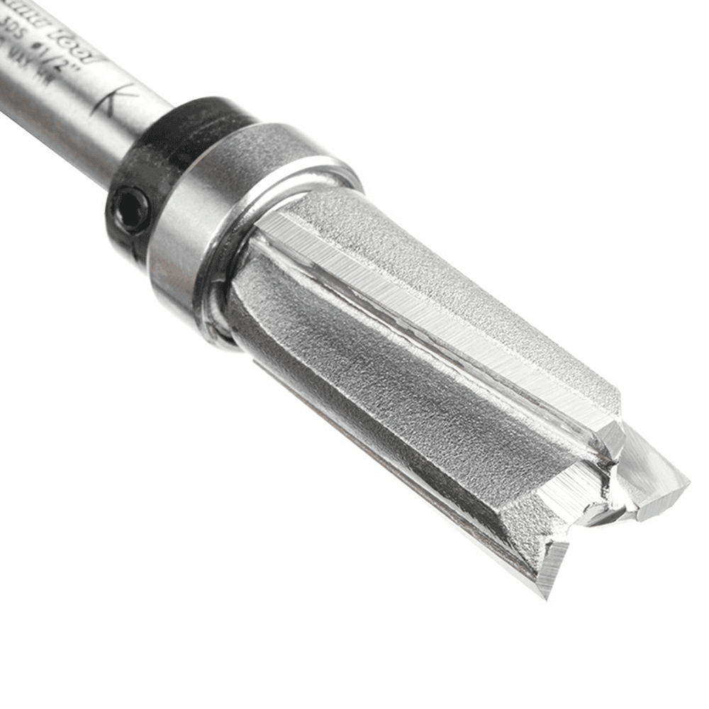 Versatile router bit for template/pattern routing of parts, joints, and internal cuts - Image 2
