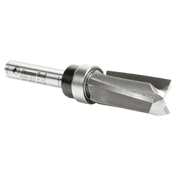 Versatile Router Bit for Handheld and Table-Mounted Routers with Up-Shear Angle