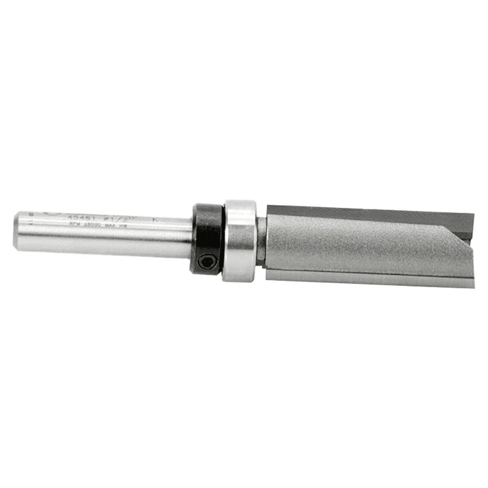 Flush Trim Plunge Bit with Upper Ball Bearing