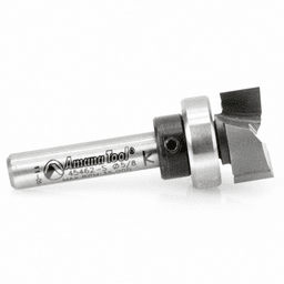 Exact Duplicate of Template with Amana 2-Flute Flush Trim Plunge Router Bit