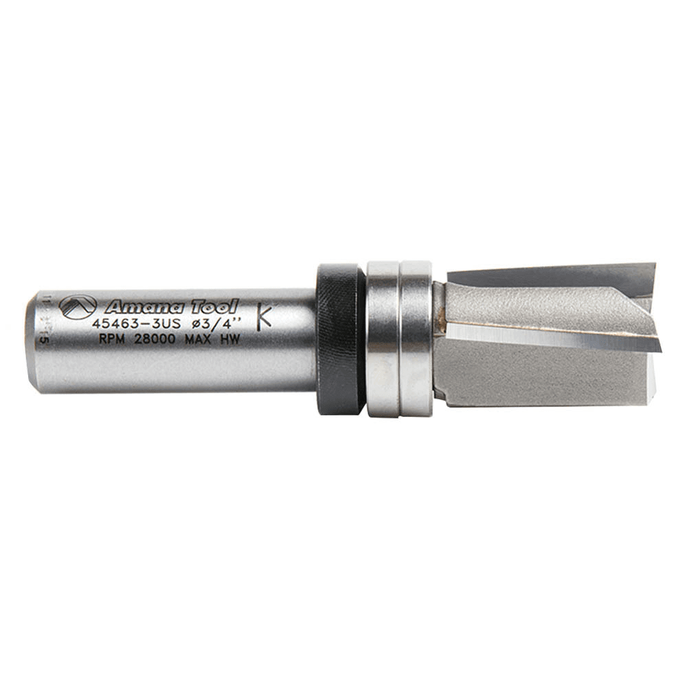 Router Bit for Parts, Joints, and Internal Cuts with 1/2" Shank Size