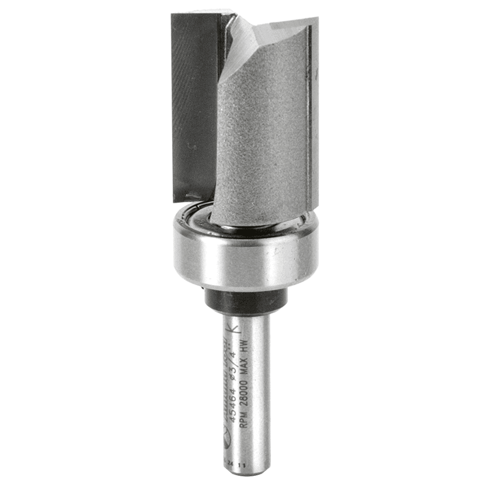 3/4" x 2-1/2" flush trim plunge template router bit