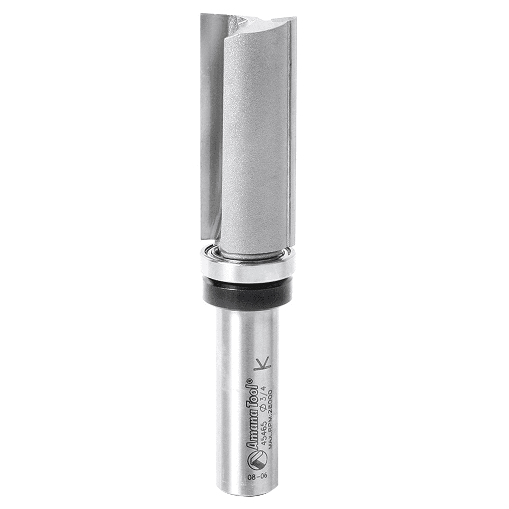 2-Flute Amana 3/4" x 3-3/4" Router Bit for Template and Pattern Routing