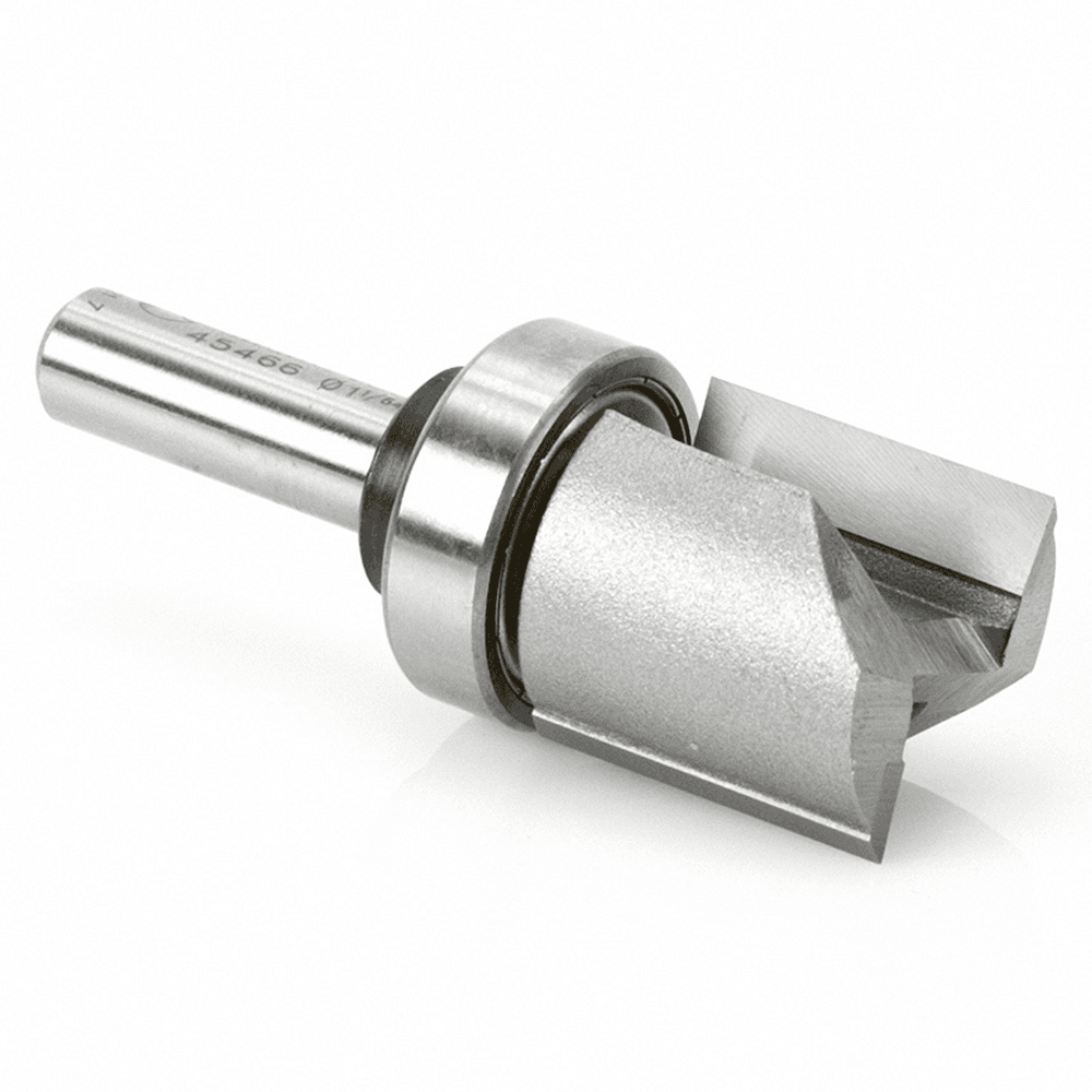 Versatile 3/8" Shank Router Bit for Pattern Routing and Internal Cuts