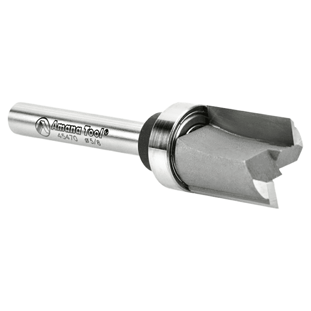 Handheld or table-mounted, Amana router bit for precise internal cuts and joints