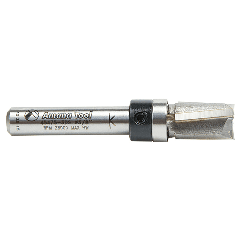 Down-shear angle for faster, cleaner cuts and longer-lasting performance.