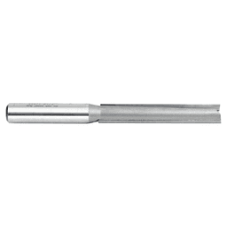 Amana 2-flute router bit with 3" cutting height and 200% longer life, perfect for fine finish