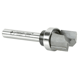 Versatile Plunge-cutting 2-Flute Template Router Bit