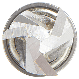 1/2" Dia x 1/2" Carbide Tipped Flush Trim Plunge Template, 1/4 Shank with Upper BB 3 Flute, Router Bit Alt 3 - Image