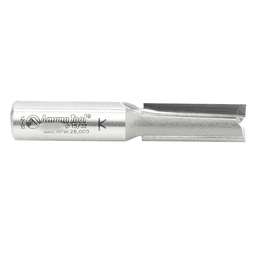 Amana 2-Flute Router Bit with Balanced Design and Reduced Feed Rate for Optimal Cut Finish