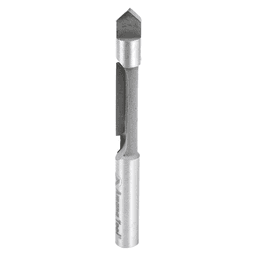 1-flute design for fast cutting and excellent finish