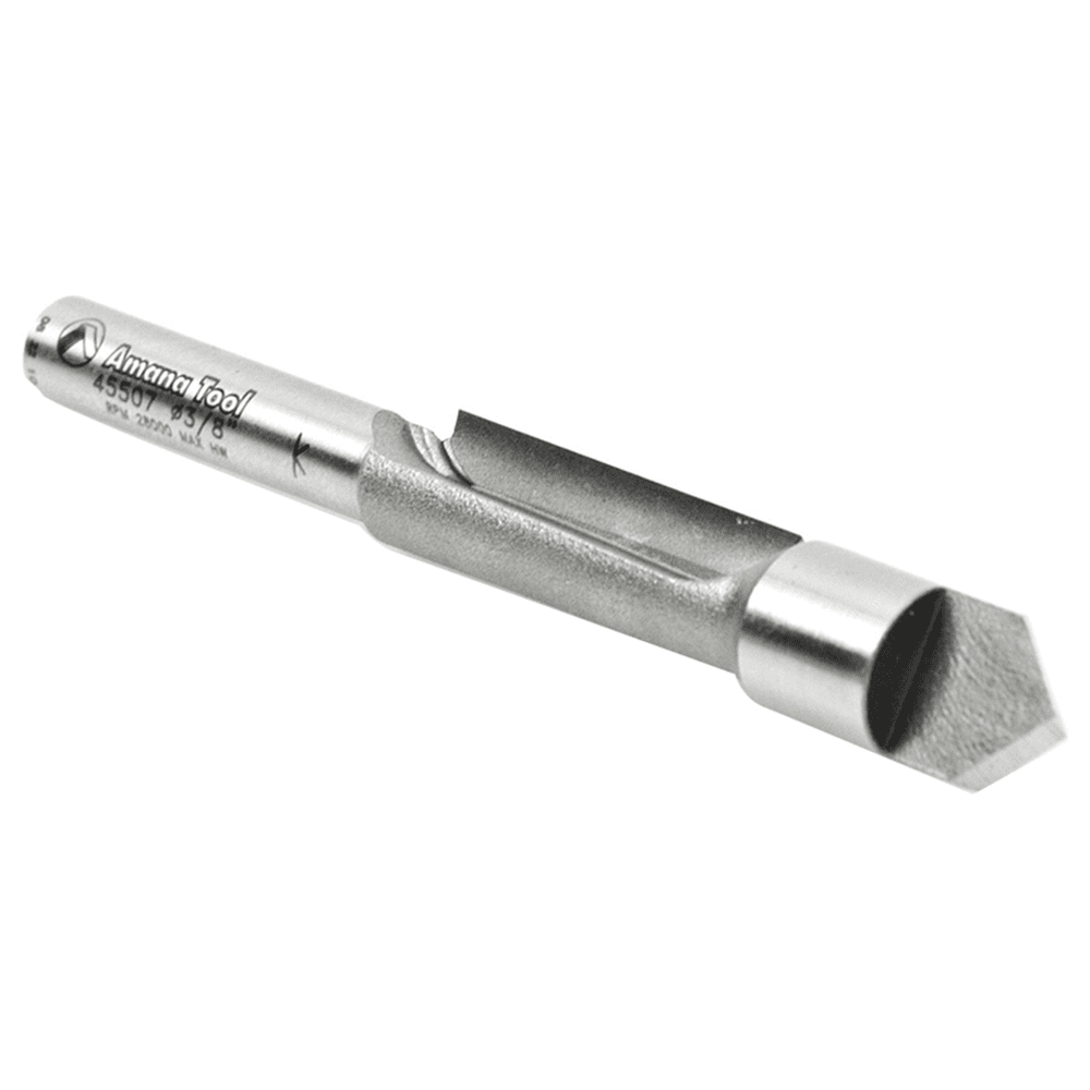 Single-Flute Panel Pilot Bit for Excellent Finish and 1" Cutting Height by Amana