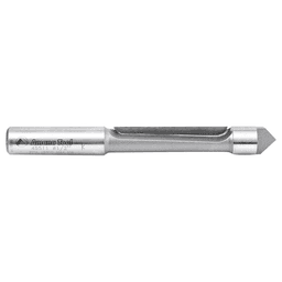 Amana 1/2" x 4-3/4" Concave Grind Panel Pilot Bit with Pointed Tip for Plunge Cuts