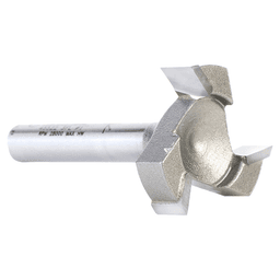 1" x 1/4" Carbide Tipped Spoilboard Surfacing, Rabbeting, Flycutter, Slab Leveler, Surface Planer/Flattening Router Bit, 3-Flute, 1/4" Shank Alt 3 - Image