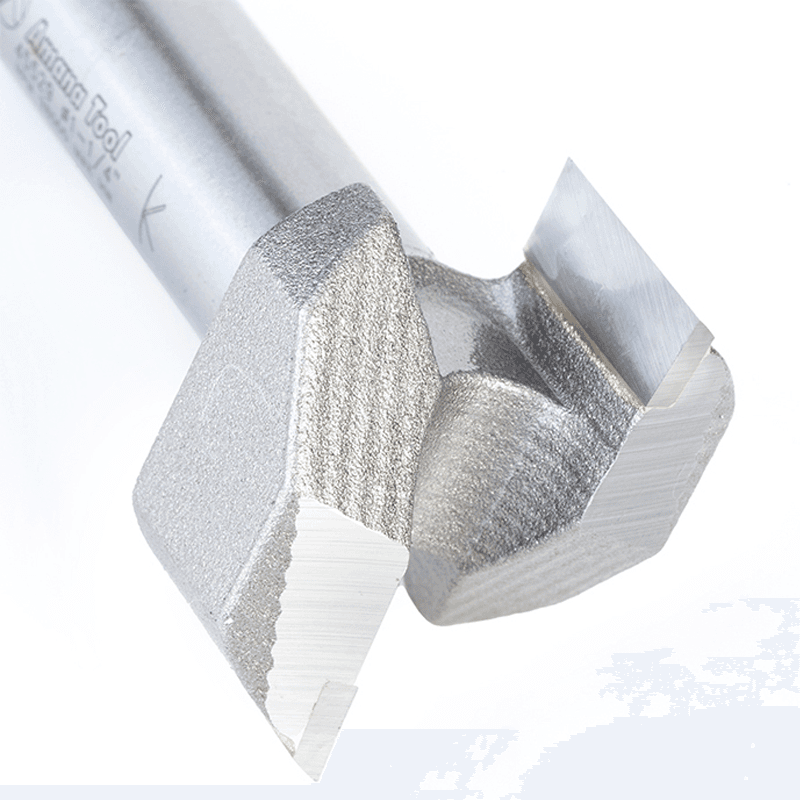 1-1/4" x 9/16" Carbide Tipped Spoilboard Surfacing, Rabbeting, Flycutter, Slab Leveler, Surface Planer/Flattening Router Bit, 2-Flute, 1/2" Shank Alt 4 - Image