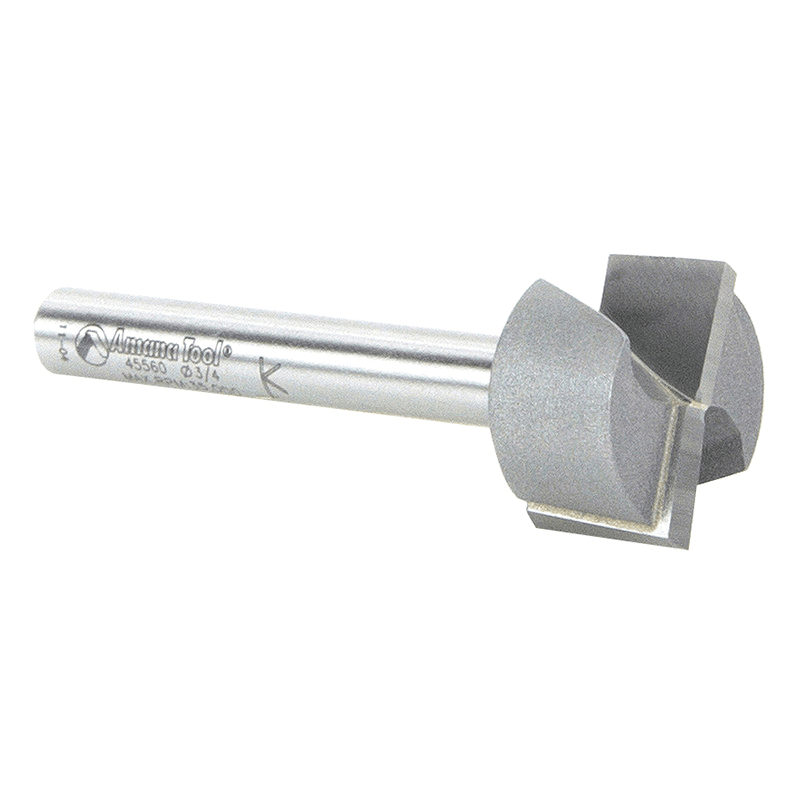 3/4" x 2-1/4" Bottom Cleaning/Spoilboard Router Bit, 2-Flute, 1/4" Shank - Alt Image 2