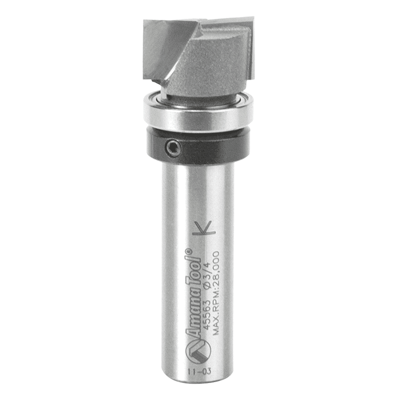 3/4" x 2-1/2" Bottom Cleaning Router Bit, 2-Flute, 1/2" Shank - Main Image