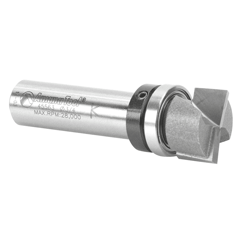 3/4" x 2-1/2" Bottom Cleaning Router Bit, 2-Flute, 1/2" Shank - Alt Image 2