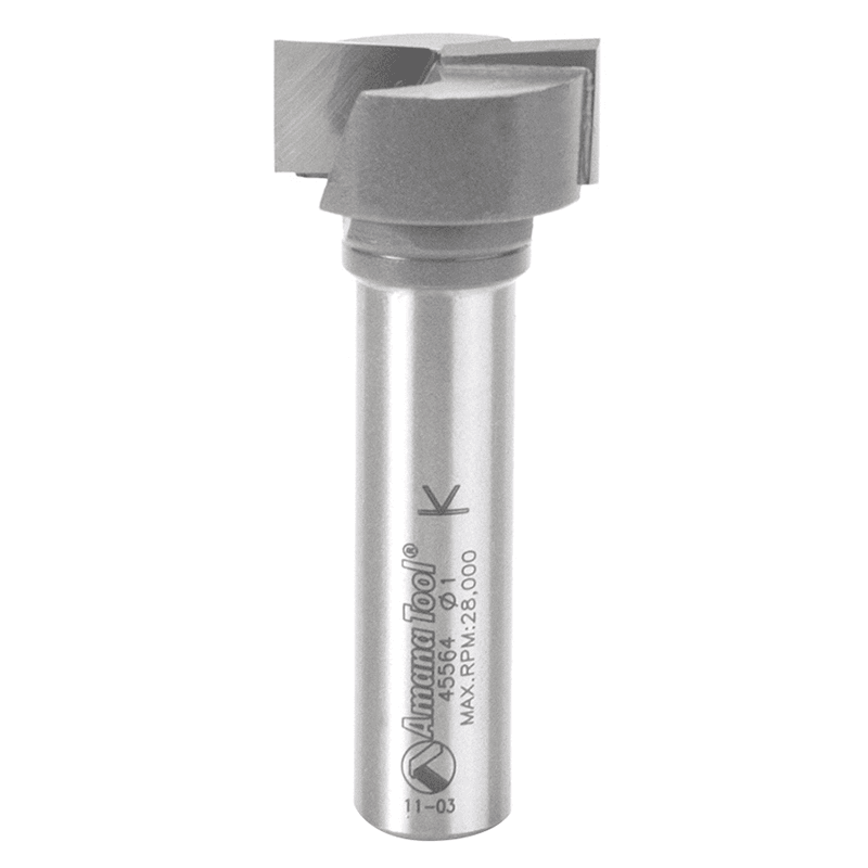 1" x 2-1/2" Bottom Cleaning/Spoilboard Router Bit, 2-Flute, 1/2" Shank - Main Image