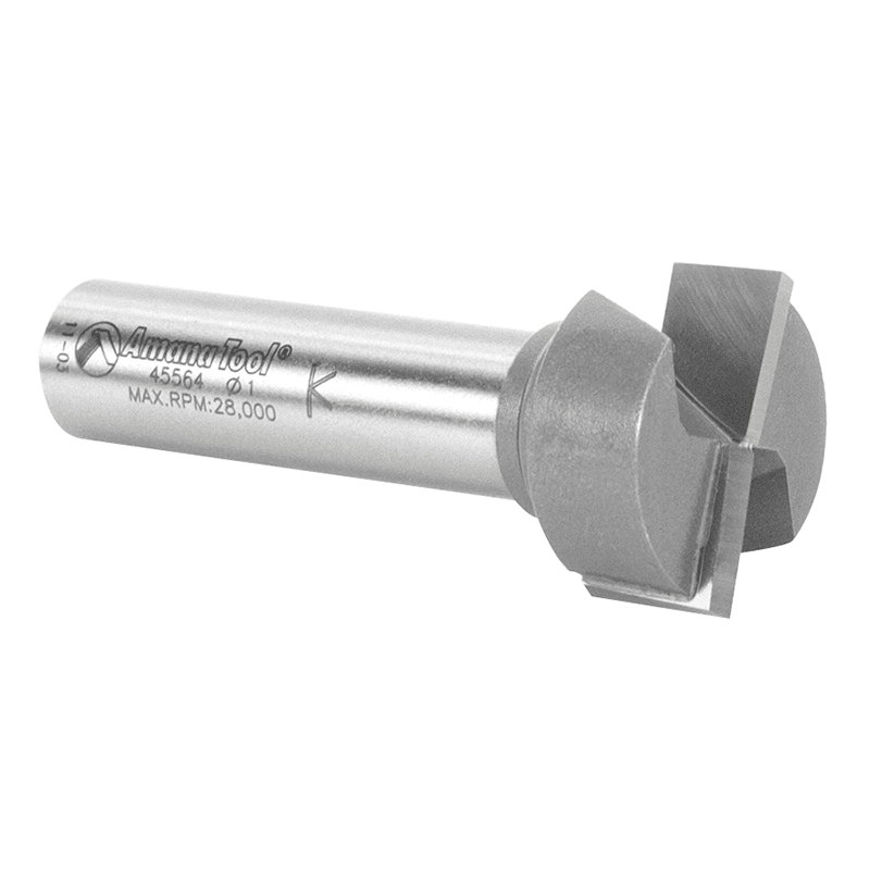 1" x 2-1/2" Bottom Cleaning/Spoilboard Router Bit, 2-Flute, 1/2" Shank - Alt Image 2
