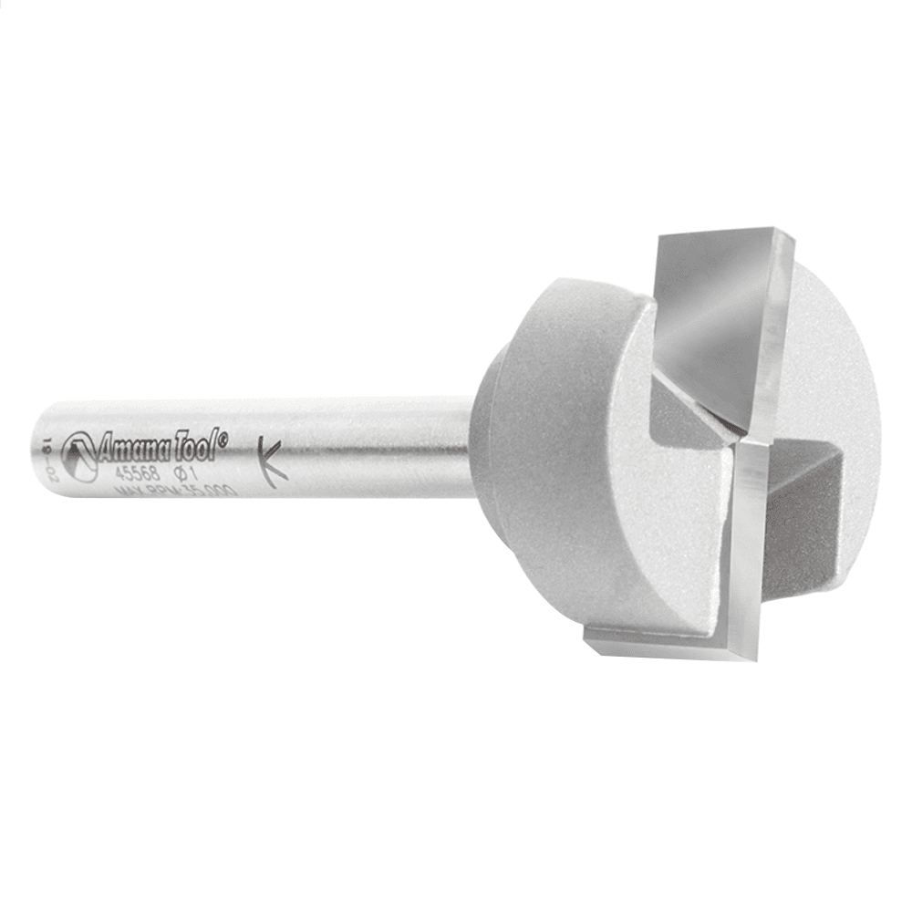 1" x 2-1/2" Bottom Cleaning/Spoilboard Router Bit, 2-Flute, 1/4" Shank - Alt Image 2