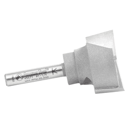1-1/4" x 2-1/8" Bottom Cleaning/Spoilboard Router Bit, 2-Flute, 1/4" Shank - Alt Image 1