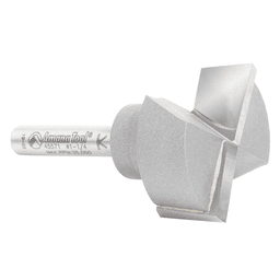 1-1/4" x 2-1/8" Bottom Cleaning/Spoilboard Router Bit, 2-Flute, 1/4" Shank - Alt Image 2