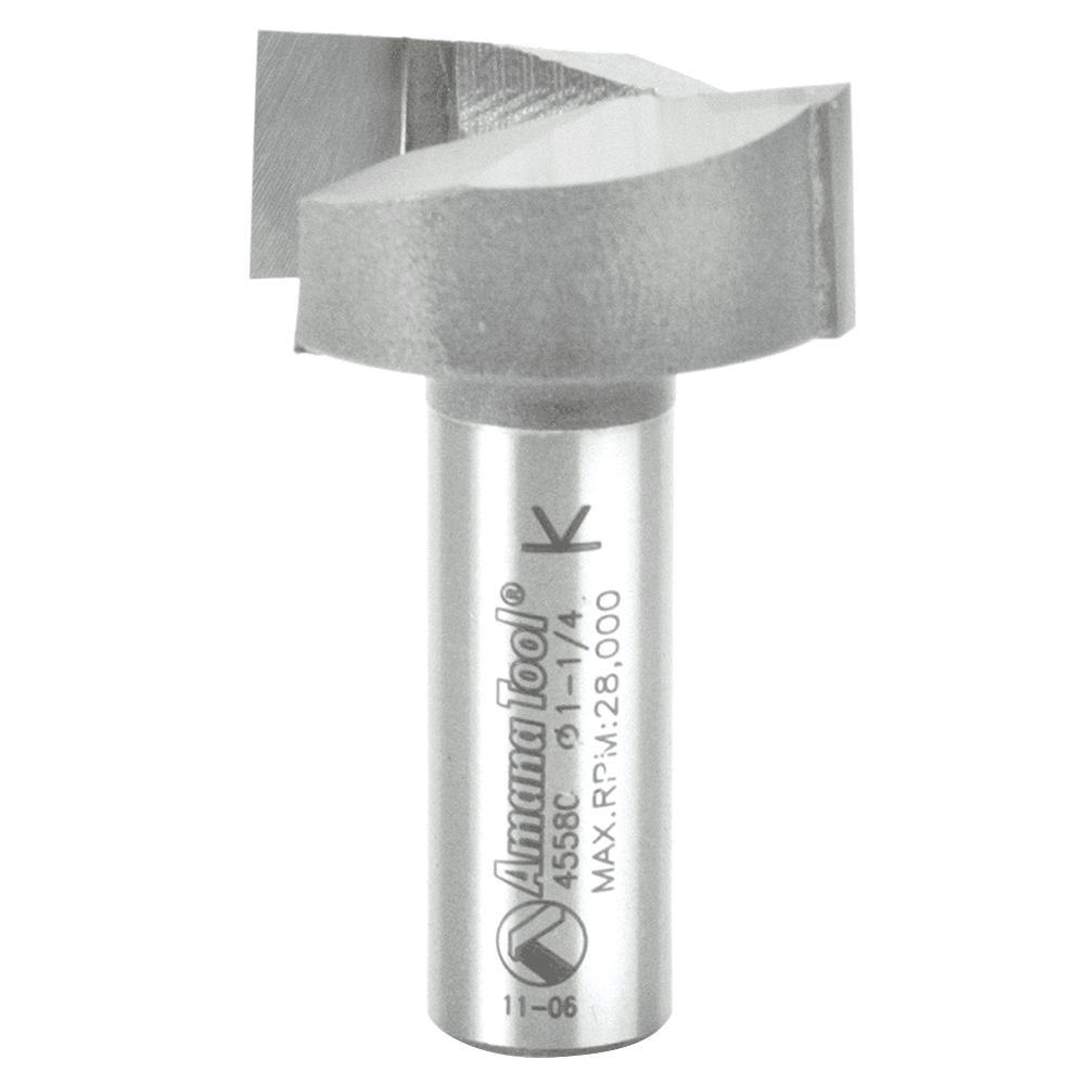 1-1/4" Mortising Router Bit, 2-Flute, 1/2" Shank - Main Image