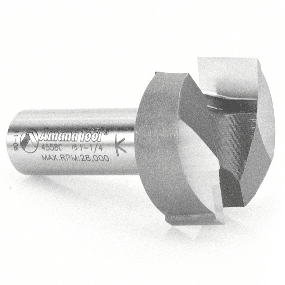 1-1/4" Mortising Router Bit, 2-Flute, 1/2" Shank - Alt Image 2