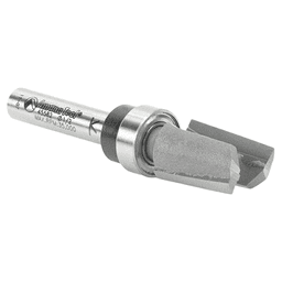 1/2" Dia x 3/4" Carbide Tipped Mortising with Upper Ball Bearing, 2 Flutes, 1/4" Shank Alt 2 - Image