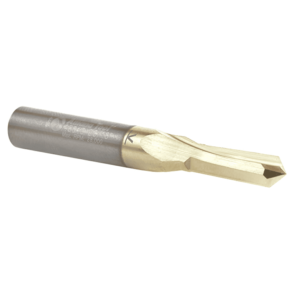 Hard and Tough Cutting Edge Router Bit for Beveling or V-Grooving