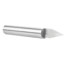 Amana 2" Router Bit - Extra-fine carving and lettering - Wood, plastic, aluminum, solid surface - 0.349" cutting height - 28,000 RPM