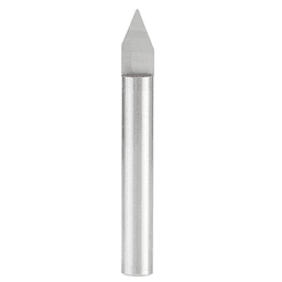 Amana 1/4" 45&#730; signmaking engraving router bit with 0.272" cutting height for wood, plastic, aluminum, and solid surfaces.