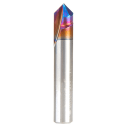 1/4" x 1/8" 90° Spektra Extreme Tool Life Coated V-Groove Router Bit, 1/4" Shank Main - Image