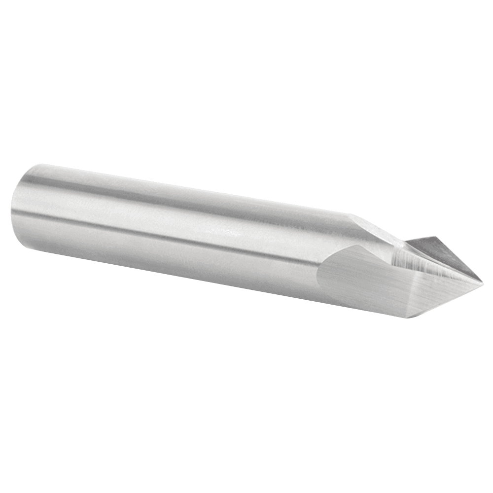 Use with an edge guide to chamfer and bevel edges, perfect for cutting composites and laminate.