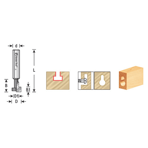 Plunge-Cut with Amana 1-Flute Keyhole Bit, Perfect for Plaques and Picture Frames