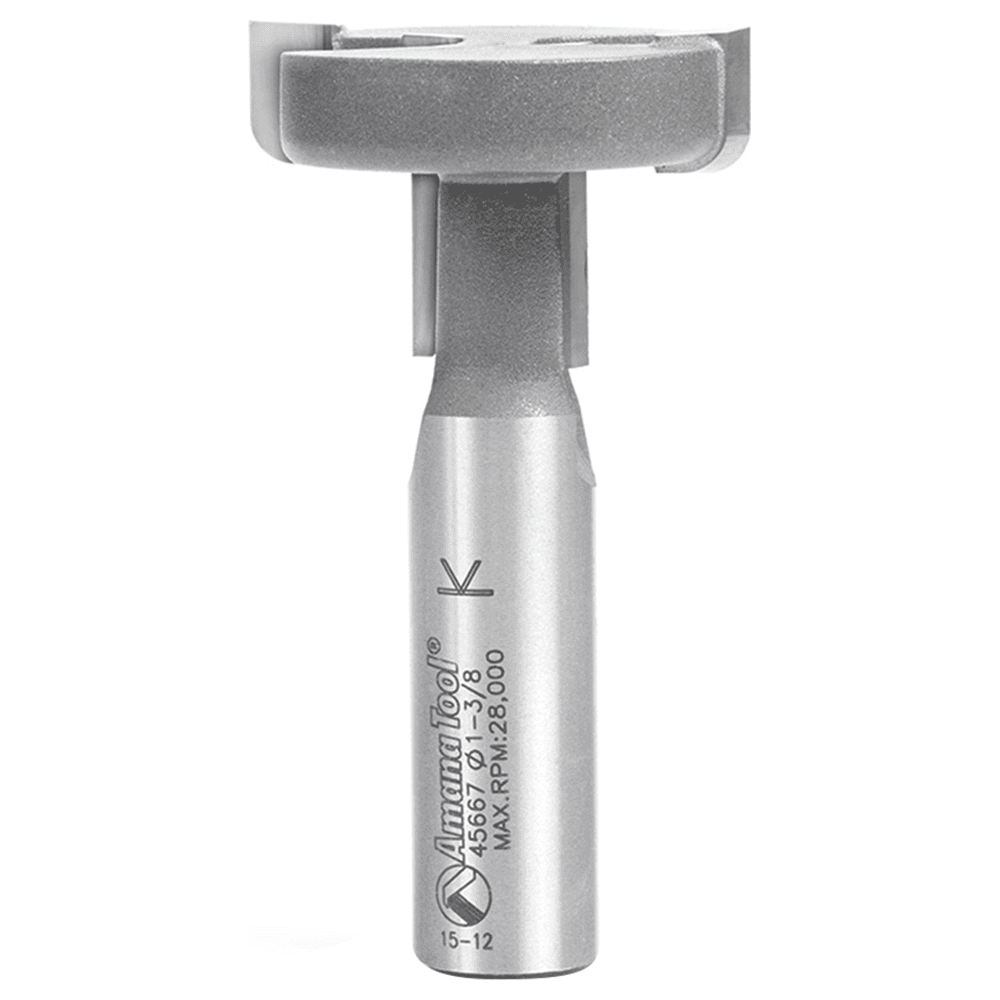 Amana T-Slot Bit with 1/8" Radius - 7/8" Cutting Height