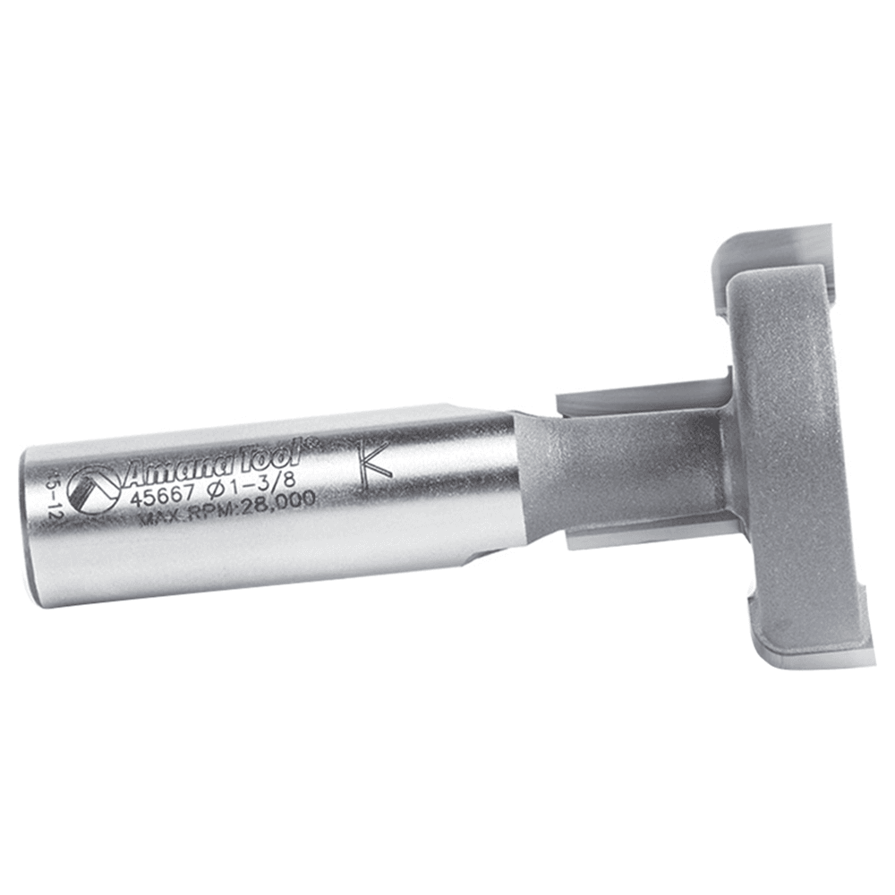 Amana T-Slot Rounded Edge Bit - 1/2" Shank - CNC Router Bit