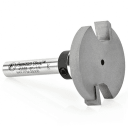 Precision woodcutting with Amana 1/4" x 1-7/8" Straight Flooring Bit