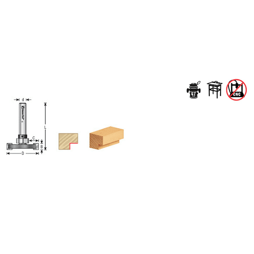 Efficient and Precise Amana Flooring Bit for Wood Inlays and Medallions